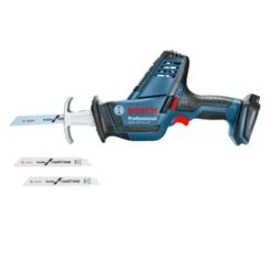 Bosch Professional Akku-Säbelsäge GSA 18 V-LI C Solo Mit 4 Säbelsägeblättern