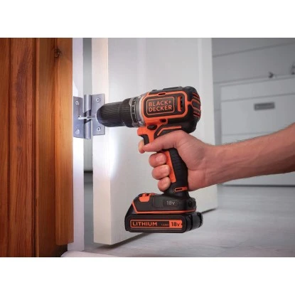Black & Decker Black+Decker 18 V Akku-Bohrschrauber BL186K Inkl. 1,5 Ah Akku Mit Koffer â Bild 3