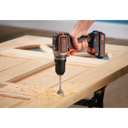 Black & Decker Black+Decker 18 V Akku-Bohrschrauber BL186K Inkl. 1,5 Ah Akku Mit Koffer â Bild 4