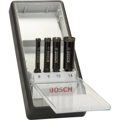 Bosch Diamantnassbohrer Diamond For Hard Ceramics Set 4-tlg. (6/8/10/14 Mm) â Bild 2