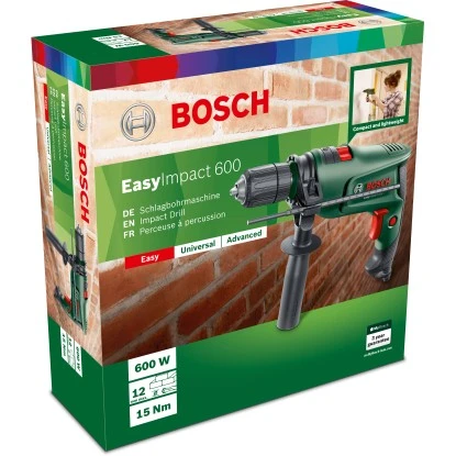 Bosch 600 W Schlagbohrmaschine EasyImpact 600 Inkl. Tiefenanschlag – Bild 2