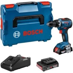 Bosch Professional 18 V Akku-Bohrschrauber GSR 18V-55 Inkl. 2 Ah Akkus