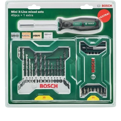 Bosch Mini X-Line Bit-Set 41-teilig Inkl. Bithalter-Schraubendreher – Bild 4