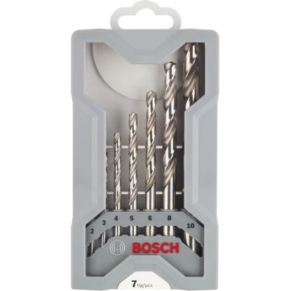 Bosch Stahlbohrer Pro Mini X-Line-Set HSS-G 7-teilig – Bild 2