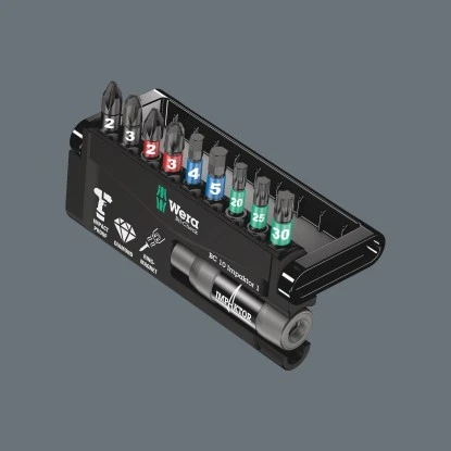 Wera Bit-Set Bit-Check 10 Impaktor 1 SB Aufstellbar 10-teilig – Bild 2