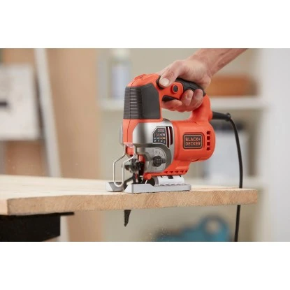 Black & Decker Black+Decker Elektronik-Pendelhub-Stichsäge BES610K 650W – Bild 8