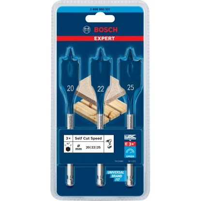 Bosch FlachfrÀsbohrer-Sets Expert Self Cut Speed